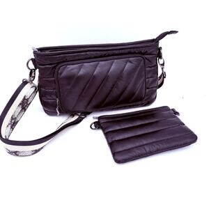 Think Royln Black Snack Skin Print Diagonal Bum Bag 2.0 Handbag & Mini Bag